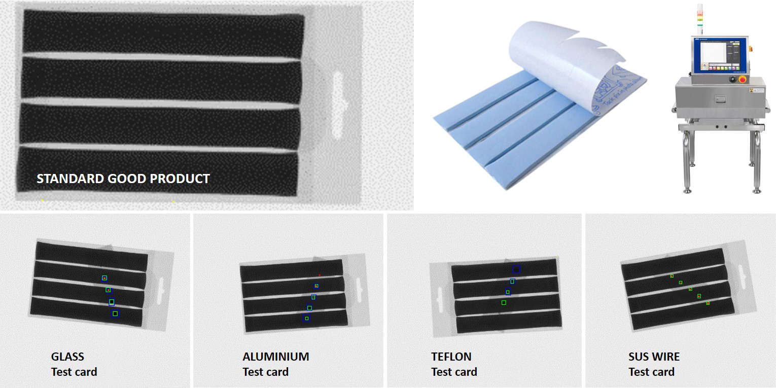 X-ray | Blu Tack Detection Sensitivity