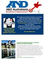 A&D Weighing Newsletter April 2012